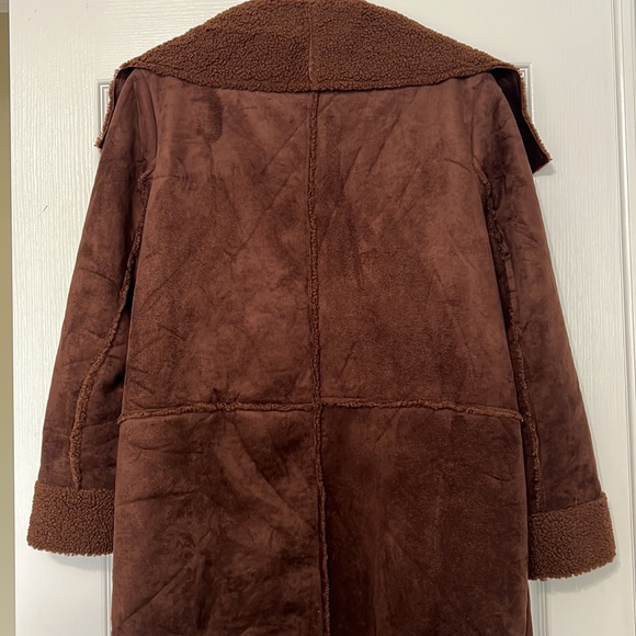 ANTHROPOLOGIE SOLITAIRE Faux shearling - Picture 4 of 12